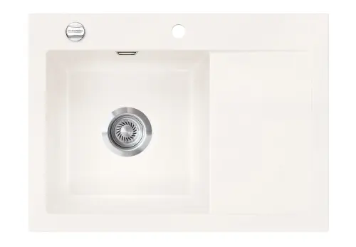 Mera 70 Polar 13 Lewa Komora zlewozmywak ceramiczny PROMO - 1 komora z ociekaczem - Zlewozmywaki ceramiczne SystemCeram